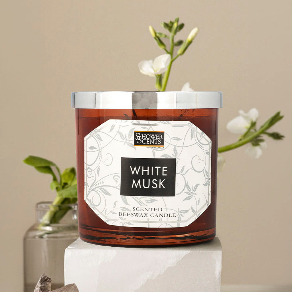 White Musk Perfumed Candle