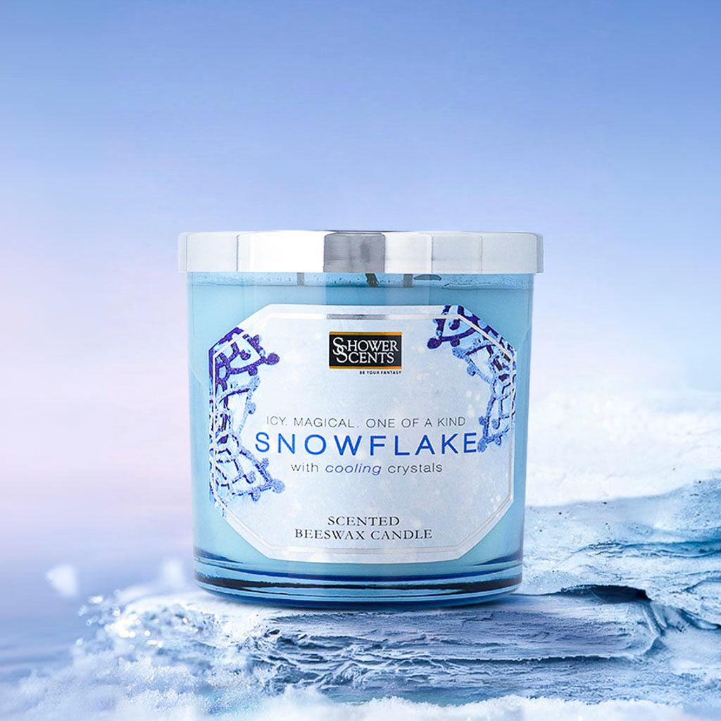 Snowflake Perfumed Candle