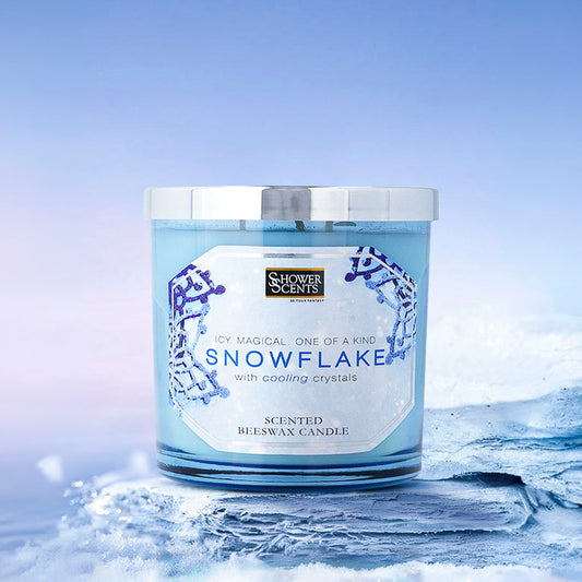 Snowflake Perfumed Candle